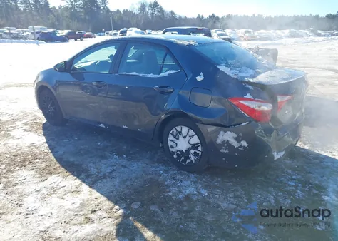 2016 Toyota Corolla Le z USA, uszkodzony, nr VIN 2T1BURHE1GC596866